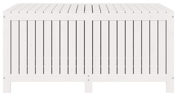 Kerti Tároló Doboz 359 L Tömör Fenyőfa 146,5 x 68 x 63 cm Fehér