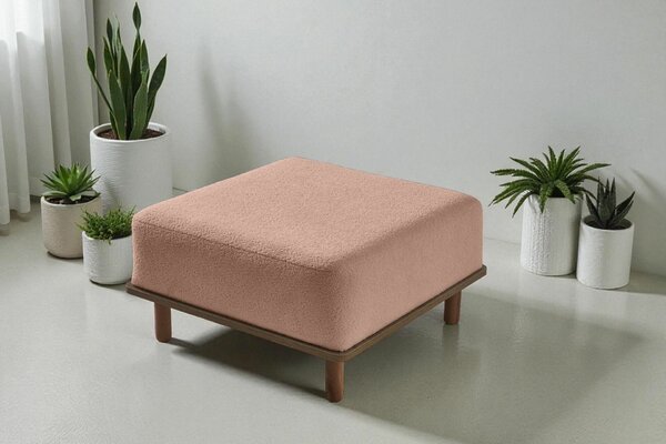 Atelier Del Sofa Puff Pink Pia - Rózsaszín