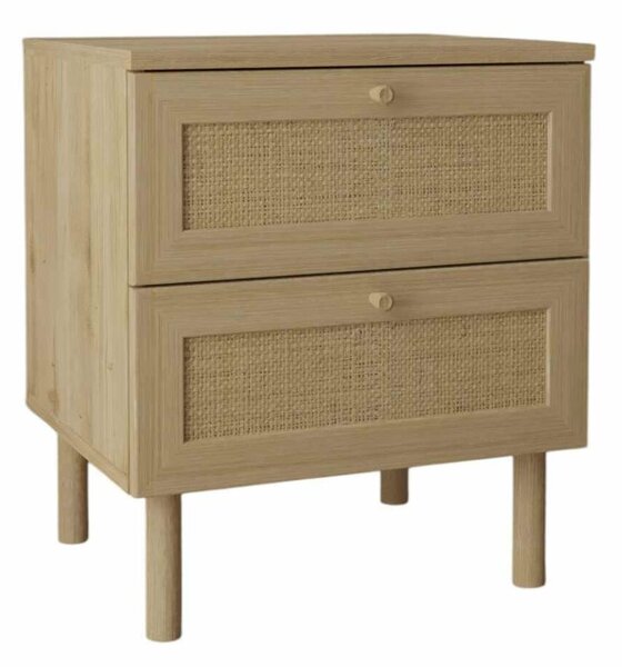Hanah Home Nightstand Beige Baru - Beige