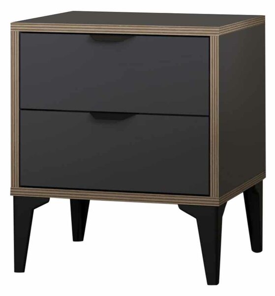 Hanah Home Nightstand Anthracite Arden - Anthracite