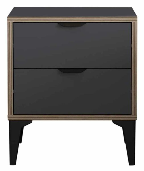 Hanah Home Nightstand Anthracite Arden - Anthracite