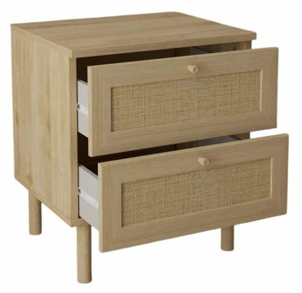 Hanah Home Nightstand Beige Baru - Beige