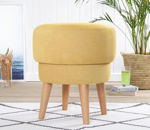 Atelier Del Sofa Puff Sárga Veccio - Sárga