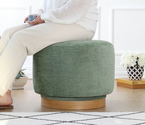 Atelier Del Sofa Puff zöld Turneed - Zöld