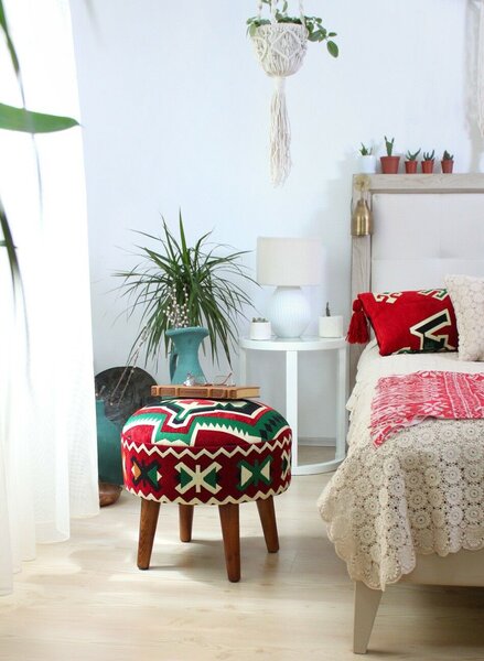 Atelier Del Sofa többszínű Melik v3 puff - többszínű