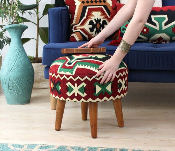Atelier Del Sofa többszínű Melik v3 puff - többszínű
