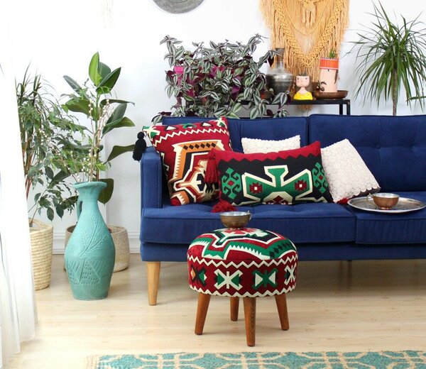 Atelier Del Sofa többszínű Melik v3 puff - többszínű