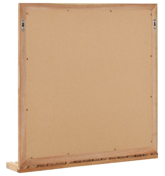 Tömör diófa fürdőszobai tükör 60 x 12 x 62 cm
