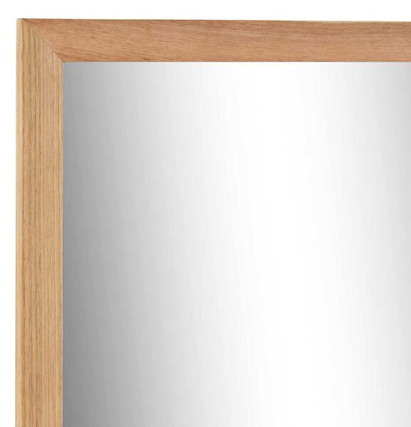 Tömör diófa fürdőszobai tükör 60 x 12 x 62 cm