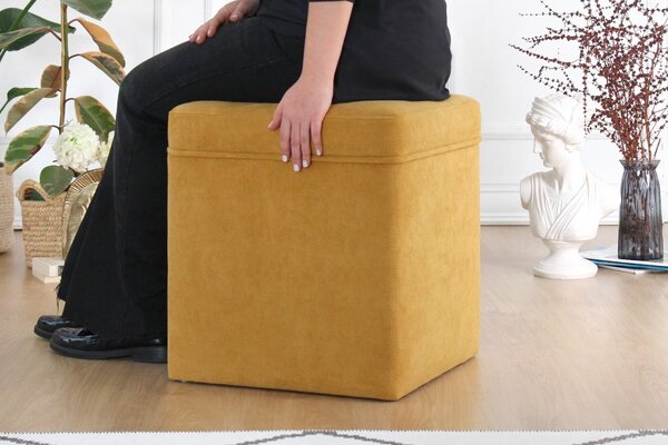 Atelier Del Sofa Puff Mustard Mosvile - Mustár
