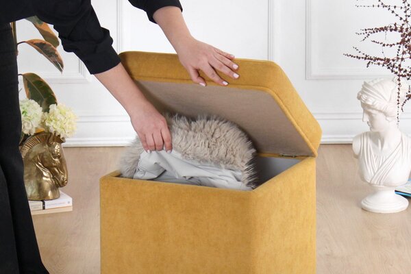 Atelier Del Sofa Puff Mustard Mosvile - Mustár