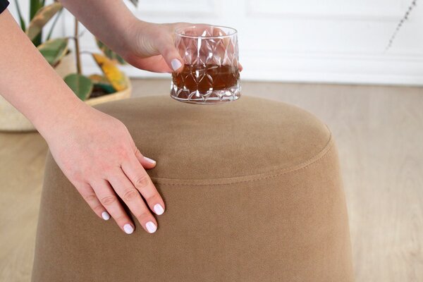 Atelier Del Sofa Puff Broch - Barna
