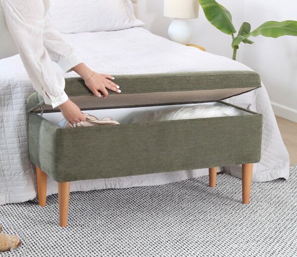 Atelier Del Sofa Puff Glend zöld
