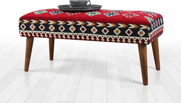 Atelier Del Sofa Többszínű Vezir v3 puff - Piros