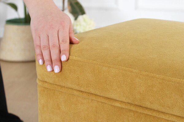 Atelier Del Sofa Puff Mustard Mosvile - Mustár
