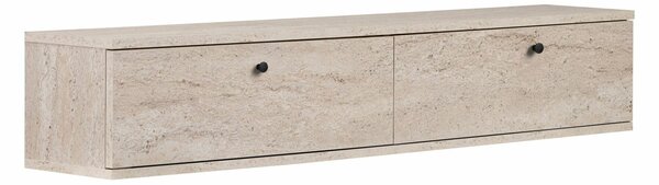 Hanah Home TV Stand Travertine Ligne 140 - Travertine