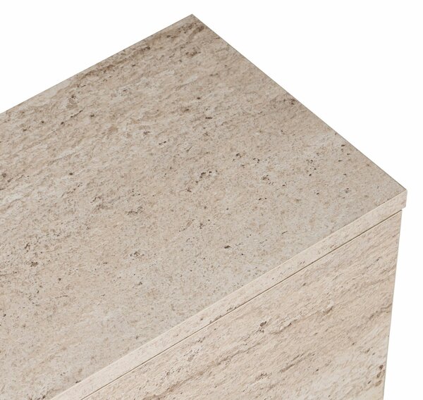 Hanah Home TV Stand Travertine Ligne 140 - Travertine