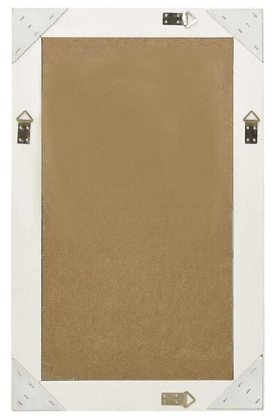 Fehér barokk stílusú fali tükör 50 x 80 cm