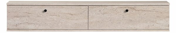 Hanah Home TV Stand Travertine Ligne 140 - Travertine