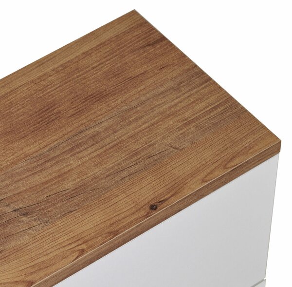 Hanah Home Atlantic Pine White Ligne 160 TV állvány - Atlantic Pine, White