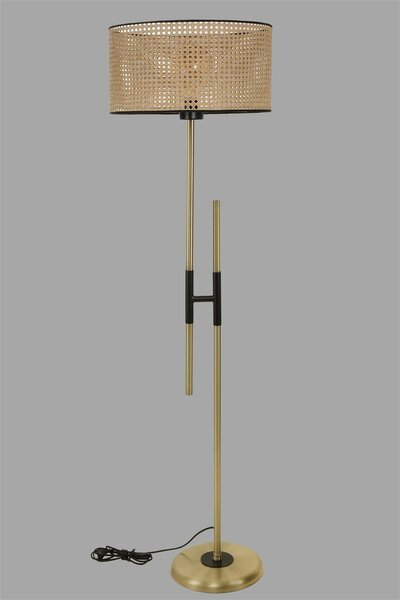 Opviq Floor Lamp Wicker 8551-1