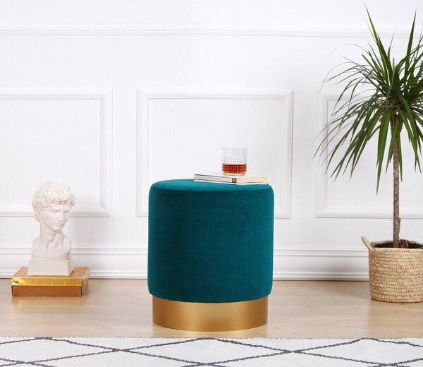 Atelier Del Sofa Sötétzöld Memfis puff