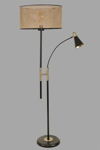 Opviq Floor Lamp Wicker 8549-1