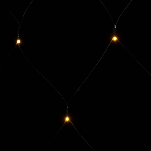 Kültéri hálós meleg fehér karácsonyi világítás 306 LED 3 x 3 m