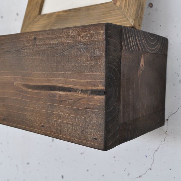 Hanah Home Decorative Wooden Wall Shelf Wooden Raf274