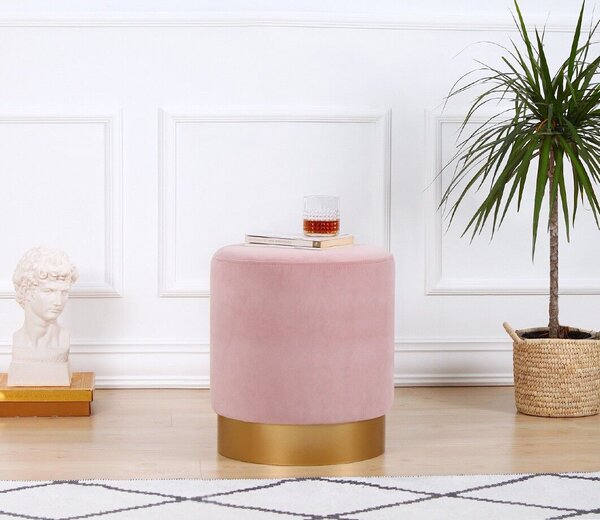 Atelier Del Sofa Puff Pink Memfis - rózsaszín