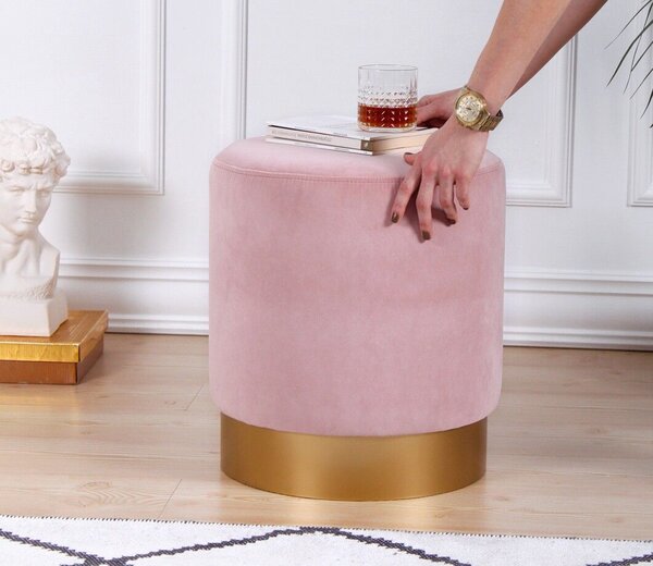 Atelier Del Sofa Puff Pink Memfis - rózsaszín