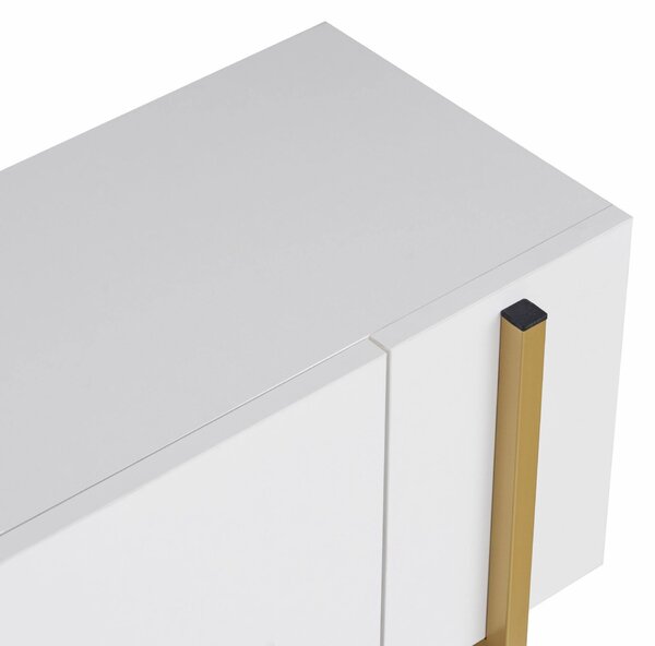 Hanah Home Nexus TV-állvány - fehér, arany