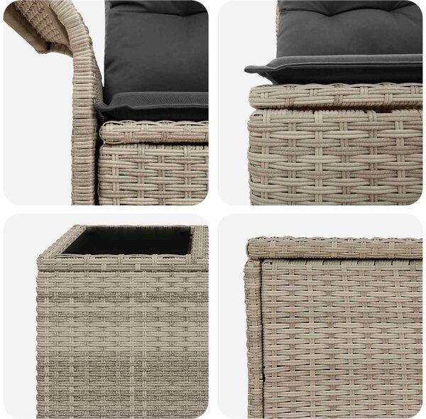VidaXL Kanapé Szett 6 pcs 4-Ülőhelyek száma