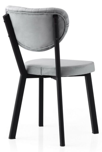 Hanah Home szék szett (2 darab) fekete jégkék Beta - 851 V2