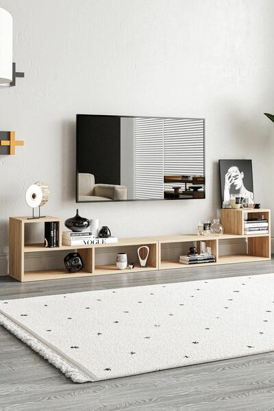 Hanah Home TV Stand Sonomo Oak Bucak - Sonomo Oak