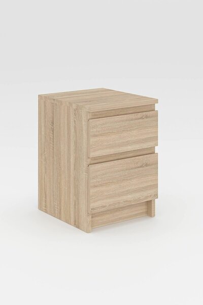 Hanah Home Nightstand Sonomo Oak Derinkuyu - Sonomo Oak