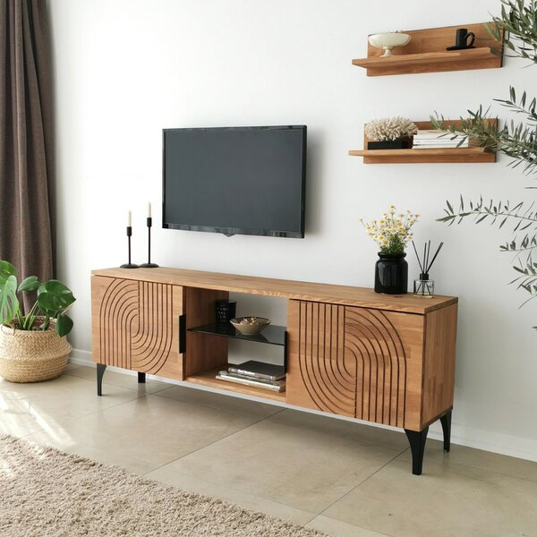 Hanah Home Lidya tölgy TV-szekrény - tölgy