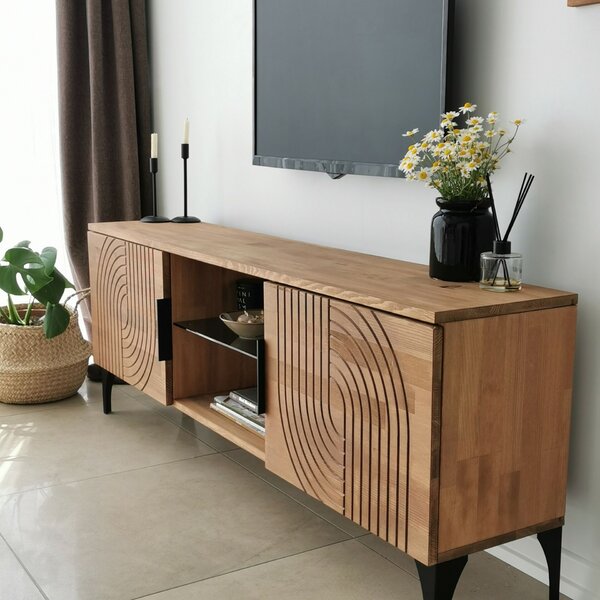 Hanah Home Lidya tölgy TV-szekrény - tölgy