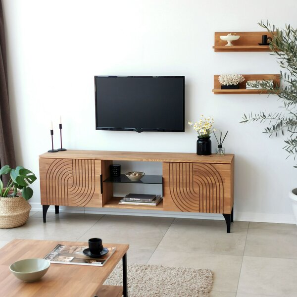 Hanah Home Lidya tölgy TV-szekrény - tölgy