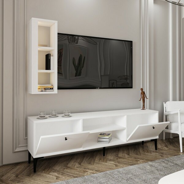 Hanah Home TV-állvány White Bien - Fehér