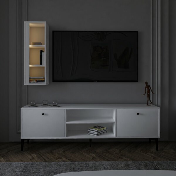 Hanah Home TV-állvány White Bien - Fehér