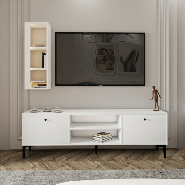 Hanah Home TV-állvány White Bien - Fehér