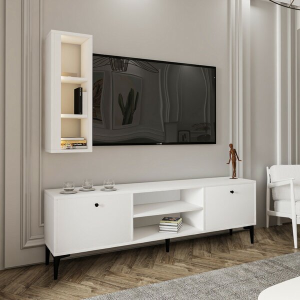 Hanah Home TV-állvány White Bien - Fehér