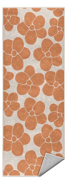 Narancssárga mosható futószőnyeg 60x230 cm Orange Meadow – Mila Home