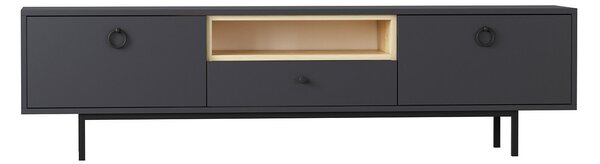 Hanah Home TV Stand Anthracite Naturel - Anthracite