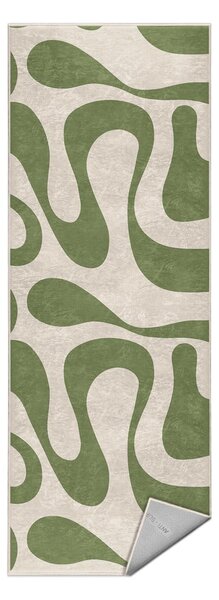 Zöld mosható futószőnyeg 80x200 cm Matcha Latte – Mila Home
