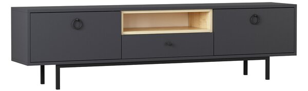 Hanah Home TV Stand Anthracite Naturel - Anthracite
