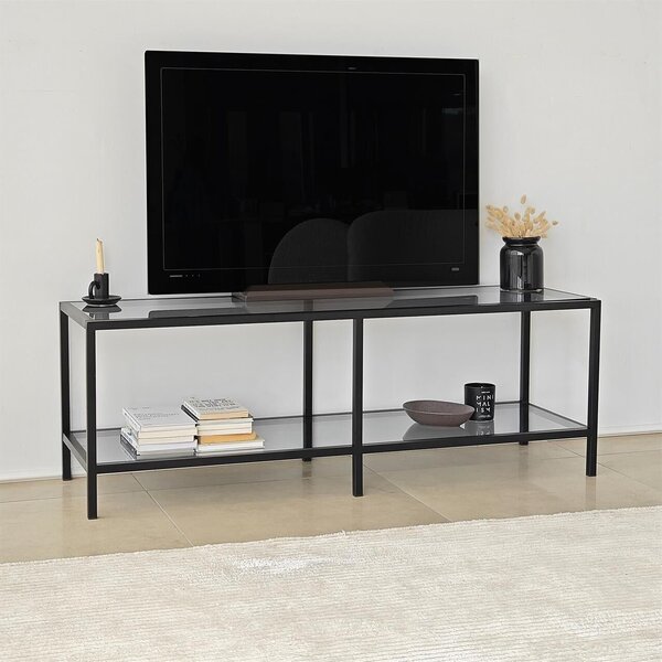 Hanah Home TV állvány sötétszürke fekete Basic - sötétszürke, fekete