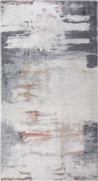Szürke-elefántcsont színű mosható szőnyeg 60x100 cm Abstract Colors – Vitaus