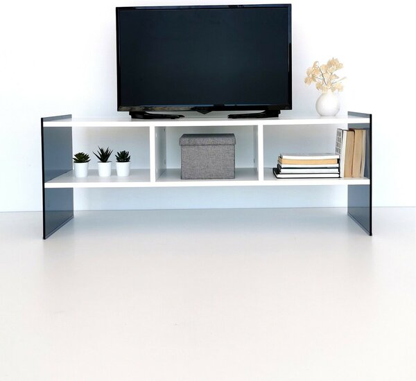 Hanah Home TV állvány, White Fume TV401